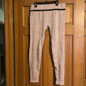 Pink and black Crivit leggings L12/14